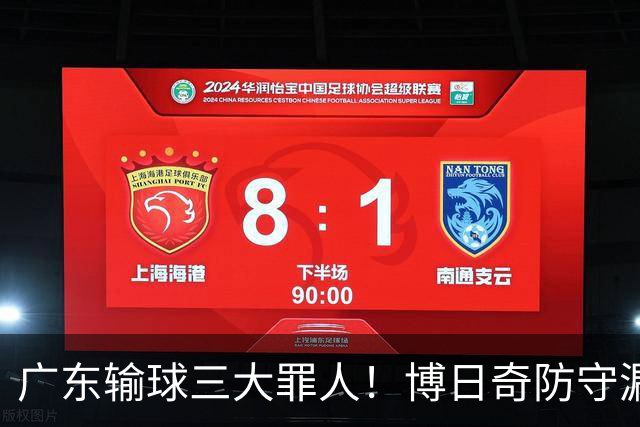 广东输球三大罪人！博日奇防守漏勺，阿祖布克0分，亚帅难辞其咎